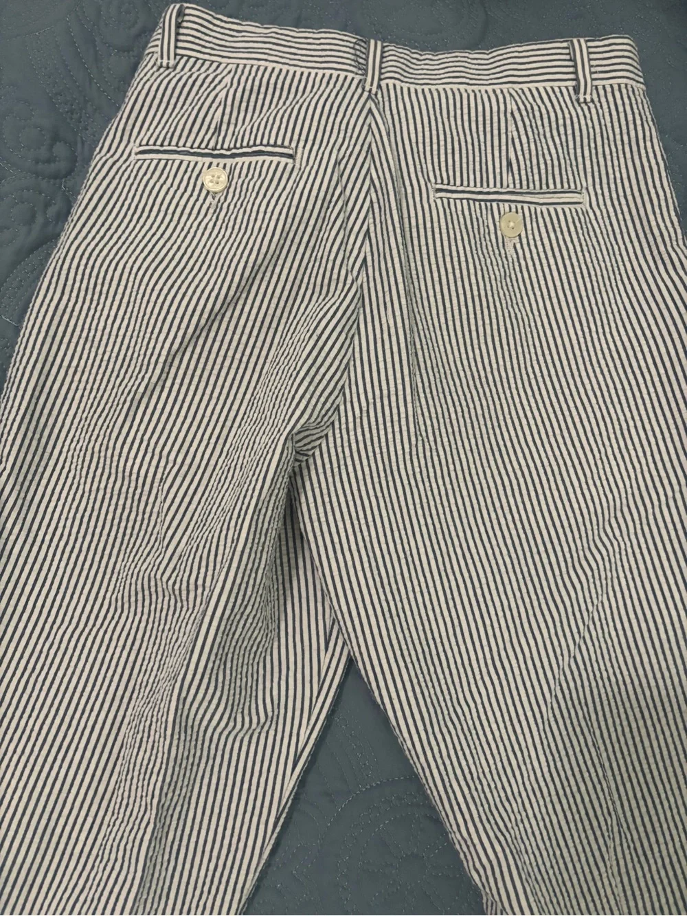 Izod boys blue and White Seersucker Sport Coat and pants